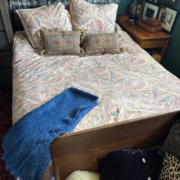 Lauren Ralph Lauren duvet cover w 2 euro shams. Elegant sophisticated bedroom - Picture 11 of 15